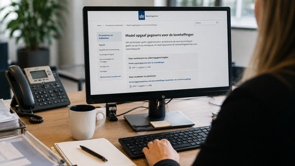 Belastingdienst past formulieren voor loonheffingen aan