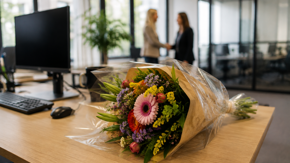 Zijn bloemen voor een nieuwe werknemer belast?
